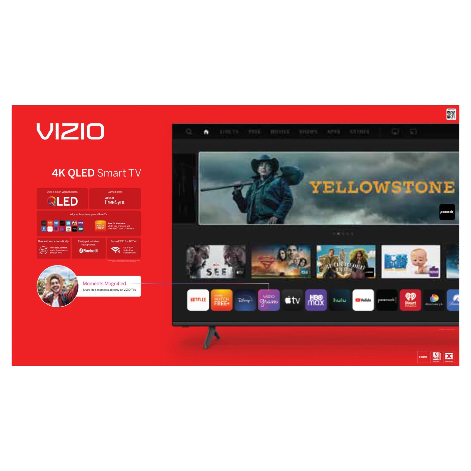 Clase De 55" Quantum 4K QLED HDR Smart TV (M55Q6-L4)